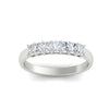 Load image into Gallery viewer, 7-stone-radiant-cut-0.50-carat-wedding-band-in-white-gold-FD8008RABANGLE5-0.50CT-NL-WG