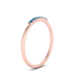 Load image into Gallery viewer, 7-stone-stacking-blue-topaz-wedding-band-in-rose-gold-FD122844BGICBLTOANGLE3-NL-RG-GS.jpg
