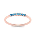 Load image into Gallery viewer, 7-stone-stacking-blue-topaz-wedding-band-in-rose-gold-FD122844BGICBLTOANGLE3-NL-RG-GS.jpg
