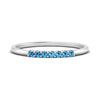 Load image into Gallery viewer, 7-stone-stacking-blue-topaz-wedding-band-in-white-gold-FD122844BGICBLTOANGLE3-NL-WG-GS.jpg