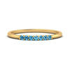 Load image into Gallery viewer, 7-stone-stacking-blue-topaz-wedding-band-in-yellow-gold-FD122844BGICBLTOANGLE3-NL-YG-GS.jpg