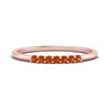Load image into Gallery viewer, 7-stone-stacking-orange-sapphire-wedding-band-in-rose-gold-FD122844BGSAORANGLE3-NL-RG-GS.jpg