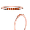 Load image into Gallery viewer, 7-stone-stacking-orange-sapphire-wedding-band-in-rose-gold-FD122844BGSAORANGLE3-NL-RG-GS.jpg
