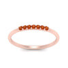 Load image into Gallery viewer, 7-stone-stacking-orange-sapphire-wedding-band-in-rose-gold-FD122844BGSAORANGLE3-NL-RG-GS.jpg