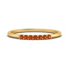 Load image into Gallery viewer, 7-stone-stacking-orange-sapphire-wedding-band-in-yellow-gold-FD122844BGSAORANGLE3-NL-YG-GS.jpg