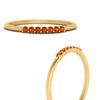 Load image into Gallery viewer, 7-stone-stacking-orange-sapphire-wedding-band-in-yellow-gold-FD122844BGSAORANGLE3-NL-YG-GS.jpg