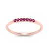 Load image into Gallery viewer, 7-stone-stacking-pink-sapphire-wedding-band-in-rose-gold-FD122844BGSADRPIANGLE3-NL-RG-GS.jpg
