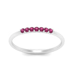 Load image into Gallery viewer, 7-stone-stacking-pink-sapphire-wedding-band-in-white-gold-FD122844BGSADRPIANGLE3-NL-WG-GS.jpg

