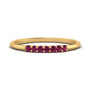 Load image into Gallery viewer, 7-stone-stacking-pink-sapphire-wedding-band-in-yellow-gold-FD122844BGSADRPIANGLE3-NL-YG-GS.jpg