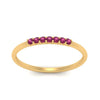 Load image into Gallery viewer, 7-stone-stacking-pink-sapphire-wedding-band-in-yellow-gold-FD122844BGSADRPIANGLE3-NL-YG-GS.jpg