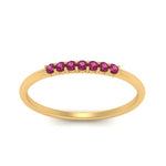 Load image into Gallery viewer, 7-stone-stacking-pink-sapphire-wedding-band-in-yellow-gold-FD122844BGSADRPIANGLE3-NL-YG-GS.jpg
