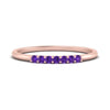 Load image into Gallery viewer, 7-stone-stacking-purple-topaz-wedding-band-in-rose-gold-FD122844BGVITOANGLE3-NL-RG-GS.jpg