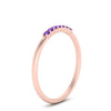 Load image into Gallery viewer, 7-stone-stacking-purple-topaz-wedding-band-in-rose-gold-FD122844BGVITOANGLE3-NL-RG-GS.jpg