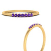 Load image into Gallery viewer, 7-stone-stacking-purple-topaz-wedding-band-in-yellow-gold-FD122844BGVITOANGLE3-NL-YG-GS.jpg