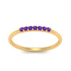 Load image into Gallery viewer, 7-stone-stacking-purple-topaz-wedding-band-in-yellow-gold-FD122844BGVITOANGLE3-NL-YG-GS.jpg