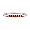 Load image into Gallery viewer, 7-stone-stacking-ruby-wedding-band-in-rose-gold-FD122844BGRUDRANGLE3-NL-RG-GS.jpg