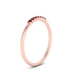 Load image into Gallery viewer, 7-stone-stacking-ruby-wedding-band-in-rose-gold-FD122844BGRUDRANGLE3-NL-RG-GS.jpg