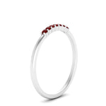 Load image into Gallery viewer, 7-stone-stacking-ruby-wedding-band-in-white-gold-FD122844BGRUDRANGLE3-NL-WG-GS.jpg
