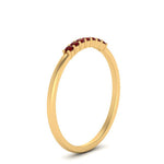 Load image into Gallery viewer, 7-stone-stacking-ruby-wedding-band-in-yellow-gold-FD122844BGRUDRANGLE3-NL-YG-GS.jpg
