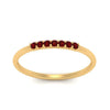 Load image into Gallery viewer, 7-stone-stacking-ruby-wedding-band-in-yellow-gold-FD122844BGRUDRANGLE3-NL-YG-GS.jpg