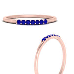 Load image into Gallery viewer, 7-stone-stacking-sapphire-wedding-band-in-rose-gold-FD122844BGSABLANGLE3-NL-RG-GS.jpg

