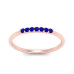 Load image into Gallery viewer, 7-stone-stacking-sapphire-wedding-band-in-rose-gold-FD122844BGSABLANGLE3-NL-RG-GS.jpg
