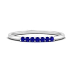 Load image into Gallery viewer, 7-stone-stacking-sapphire-wedding-band-in-white-gold-FD122844BGSABLANGLE3-NL-WG-GS.jpg
