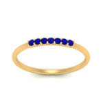 Load image into Gallery viewer, 7-stone-stacking-sapphire-wedding-band-in-yellow-gold-FD122844BGSABLANGLE3-NL-YG-GS.jpg
