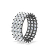 Load image into Gallery viewer, 7.5-ct.-asscher-cut-basket-eternity-stack-band-in-black-gold-FD10754-AS-NL-BG