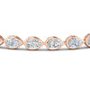 Load image into Gallery viewer, 7.68-carat-classic-teardrop-link-east-west-diamond-bracelet-in-rose-gold-FDBRCPE10581ANGLE5-7.68CT-NL-RG.jpg?v=1776852319