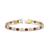 Load image into Gallery viewer, 7.68-carat-classic-teardrop-link-east-west-pink-sapphire-bracelet-in-yellow-gold-FDBRCPE10581GSADRPI-7.68CT-NL-YG-hw.jpg?v=1776852521