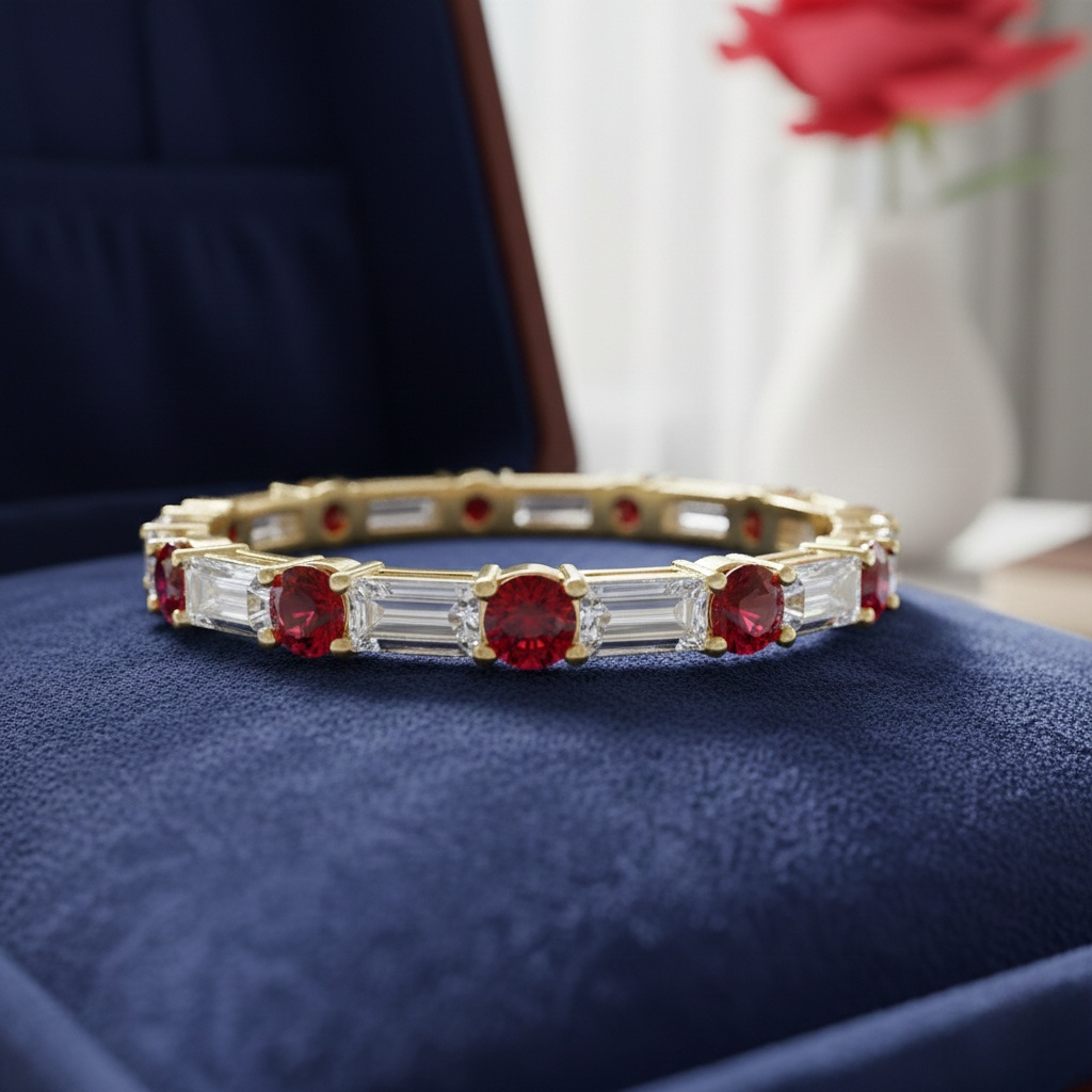A Rising Preference for Colored Stone Wedding Bands