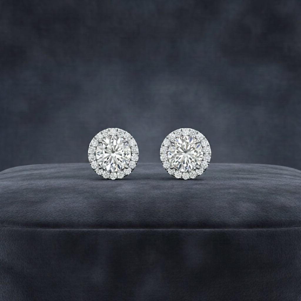 What Is a Halo Setting in Diamond Earrings?