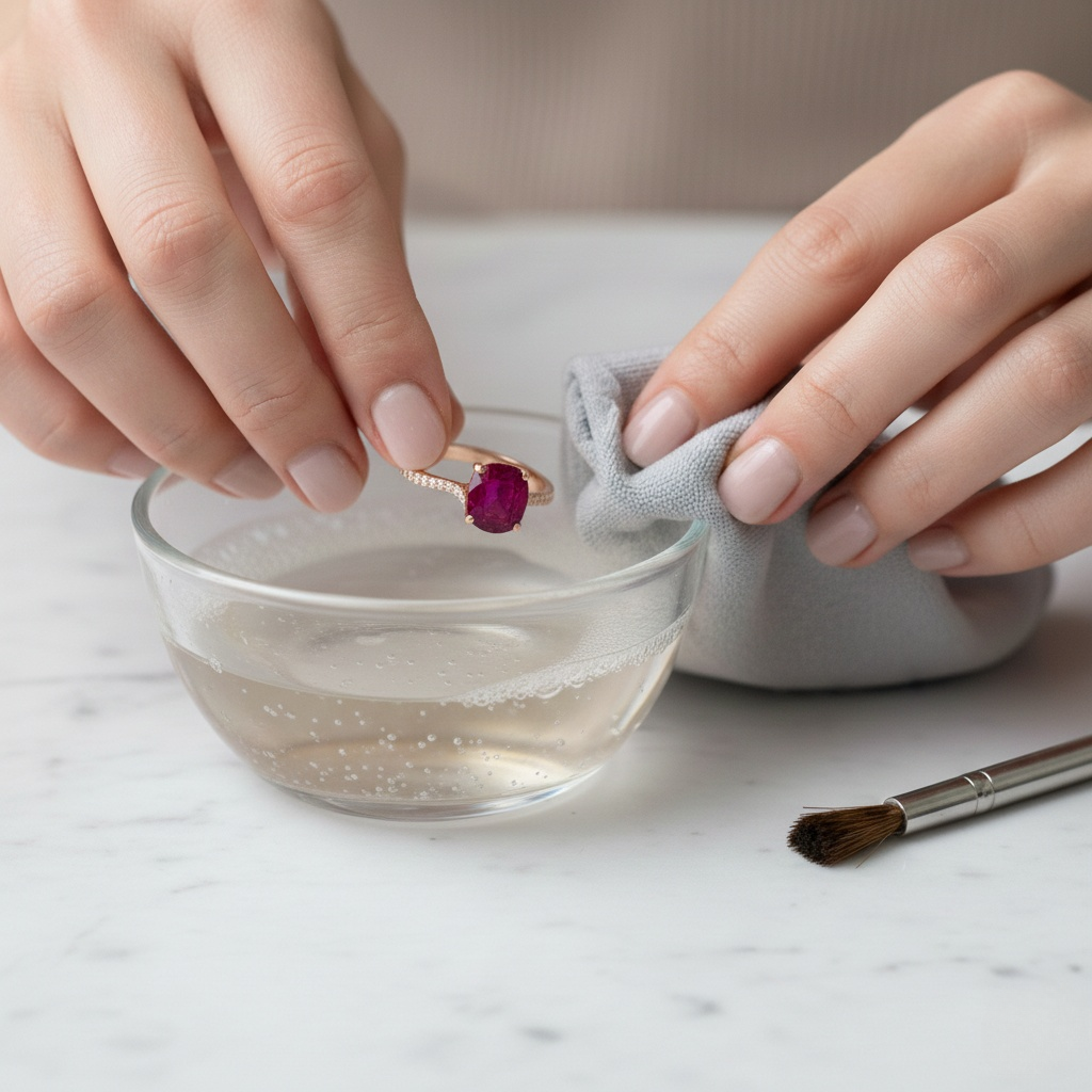 How to Care for Sapphire, Emerald, and Ruby Engagement Rings