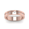 Load image into Gallery viewer, 7 MM Flat Diamond Mens Wedding Band