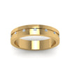 Load image into Gallery viewer, 7 MM Flat Diamond Mens Wedding Band