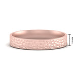 Load image into Gallery viewer, 5 MM Hammered Finish Mens Wedding Band
