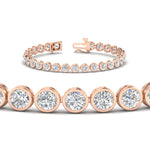 Load image into Gallery viewer, 8.70 Carat Diamond Bezel Set Tennis Bracelet

