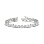 Load image into Gallery viewer, 8.70 Carat Diamond Bezel Set Tennis Bracelet
