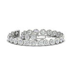 Load image into Gallery viewer, 8.70 Carat Diamond Bezel Set Tennis Bracelet
