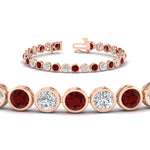 Load image into Gallery viewer, 8.70 Carat Diamond Bezel Set Tennis Bracelet
