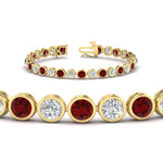 Load image into Gallery viewer, 8.70 Carat Diamond Bezel Set Tennis Bracelet
