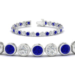 Load image into Gallery viewer, 8.70 Carat Diamond Bezel Set Tennis Bracelet

