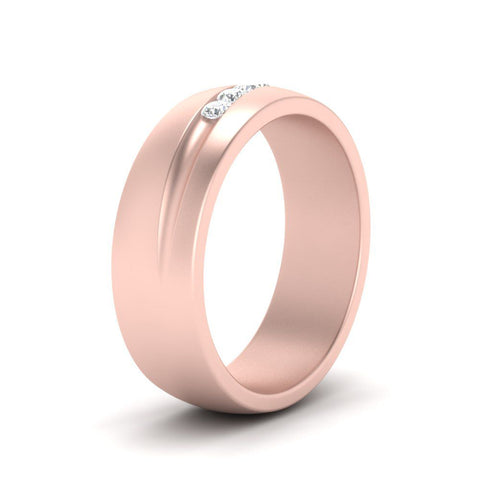 Classic 5 Stone Mens Engagement Ring