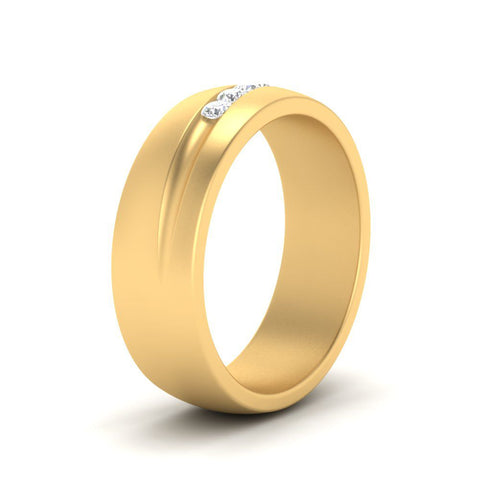 Classic 5 Stone Mens Engagement Ring