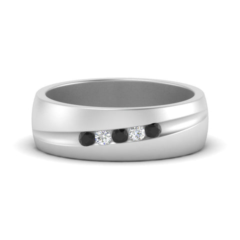 Classic 5 Stone Mens Engagement Ring