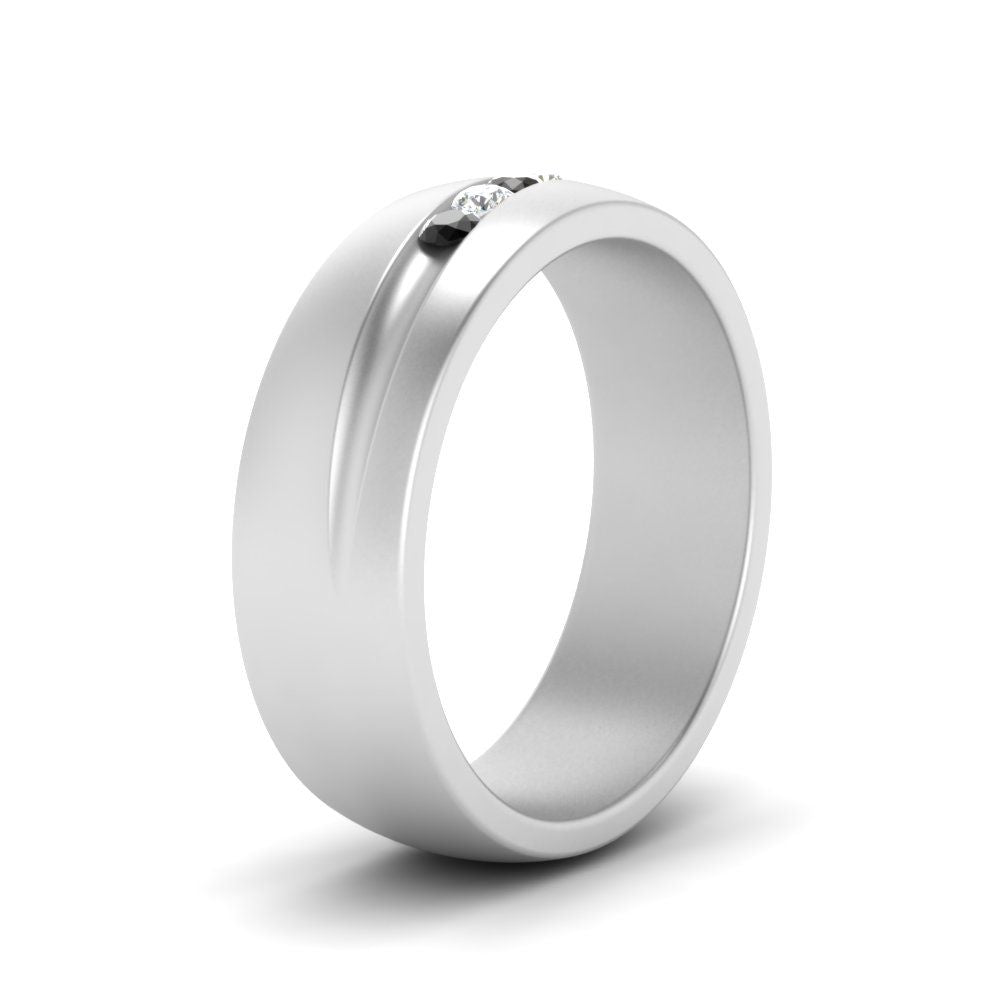 Classic 5 Stone Mens Engagement Ring