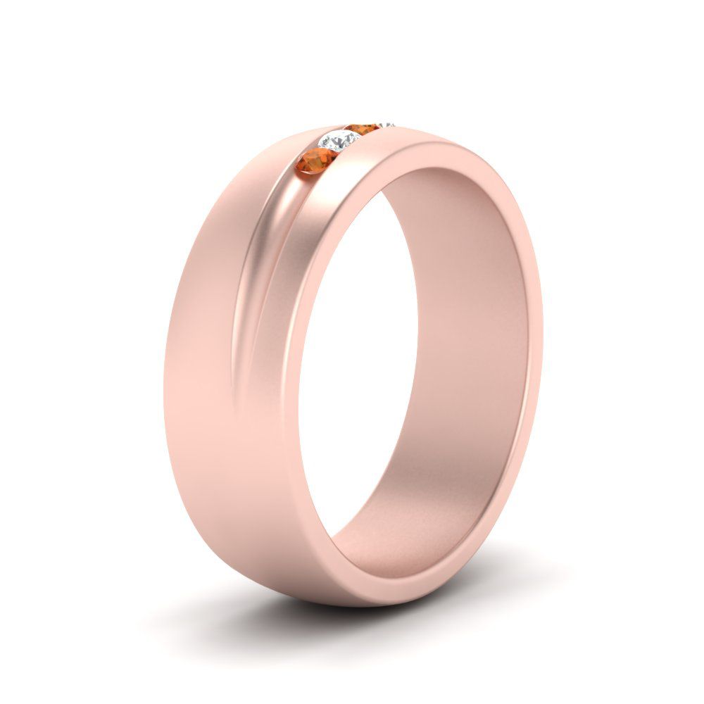 Classic 5 Stone Mens Engagement Ring