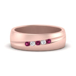 Load image into Gallery viewer, Classic 5 Stone Mens Engagement Ring
