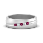 Load image into Gallery viewer, Classic 5 Stone Mens Engagement Ring
